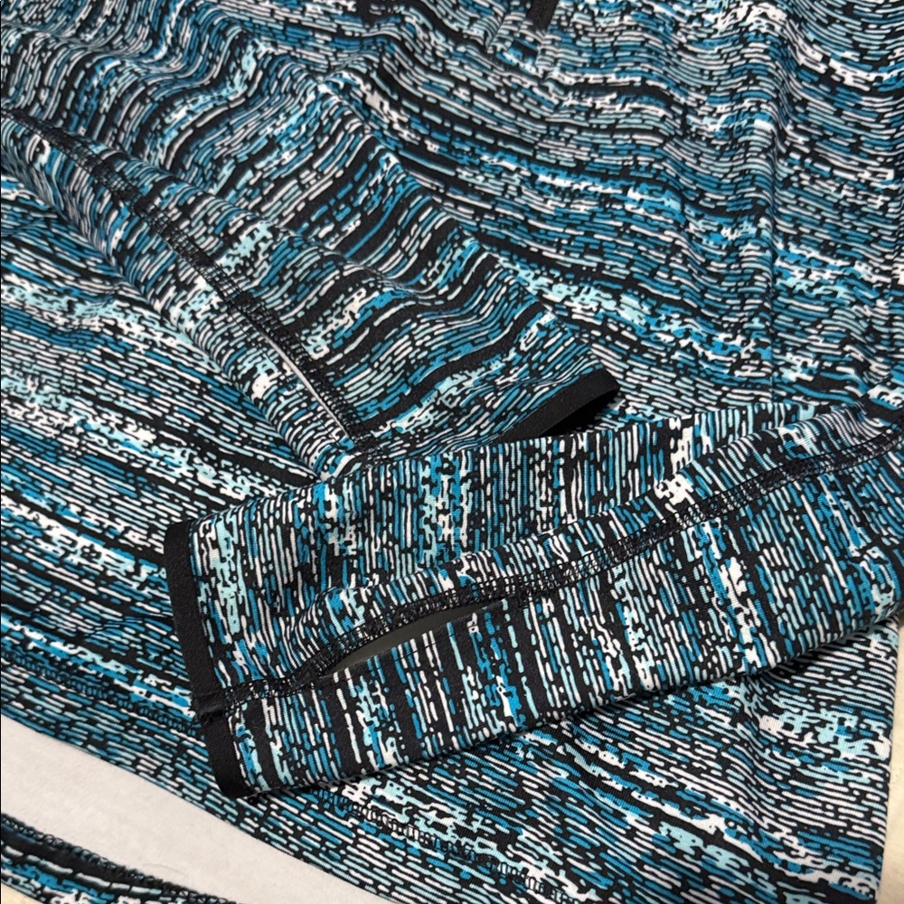 Nike Pro Dri-FIT 1/2 Zip Pullover | S | Blue Digital Print 💙 - Picture 6 of 9